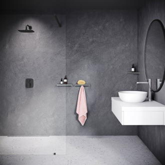 Ravak Polička Slim S, satin/chrom X07P577