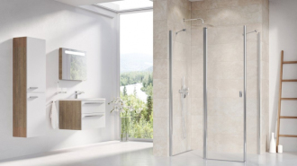 Ravak CPS-100 satin+Transparent 9QVA0U00Z1