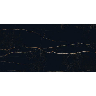 Vzorek glazované kameniny Mexen Flamingo Black, obdélníková, G1, dlažba a obklad 120 x 60 cm, vysoký lesk - TL215-00-S