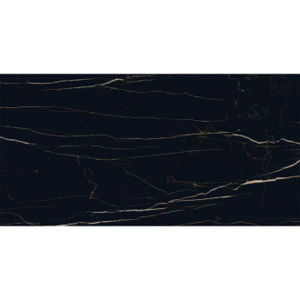 Vzorek glazované kameniny Mexen Flamingo Black, obdélníková, G1, dlažba a obklad 120 x 60 cm, vysoký lesk - TL215-00-S