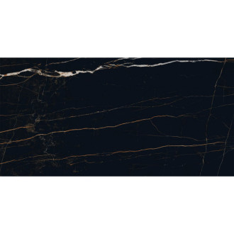 Vzorek glazované kameniny Mexen Flamingo Black, obdélníková, G1, dlažba a obklad 120 x 60 cm, vysoký lesk - TL215-00-S