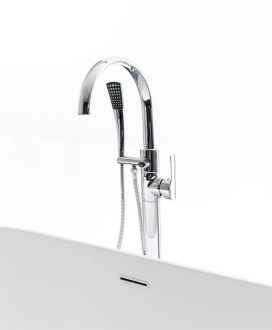 Ravak Vana FREEDOM O 1690x800 snowwhite/black overflow volně stojící XC00100032