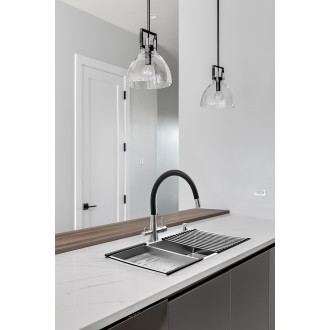 Riveco - sink mixer with flexible spout + mineralizing filter