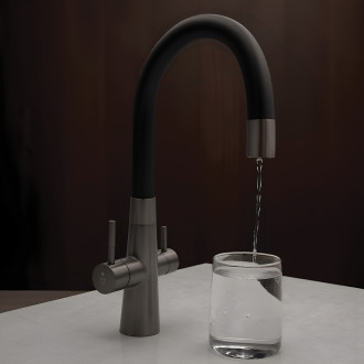 Riveco - sink mixer with flexible spout + mineralizing filter