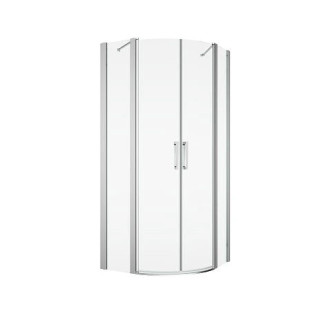 RONAL DIVERA Čtvrtkruh s dvoukřídlými dveřmi aluchrom Screen D22ERB551105087