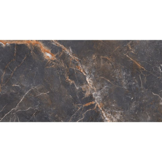 Vzorek černé glazované kameniny Mexen Visby, obdélníková, G1, dlažba a obklad 120 x 60 cm, řezba - TL428-02-S