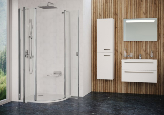Ravak CSKK4-90 white+Transparent 3Q170100Z1