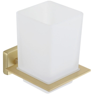 Hrnek na zubní kartáček Mexen Arno, kartáčované zlato - 7020738-55