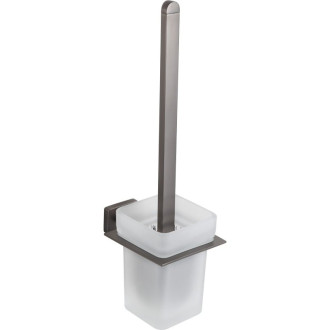 Toaletní kartáč Mexen Arno, šedý kartáčovaný - 7020750-66