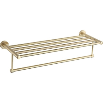 Věšák na ručníky Mexen Remo, kartáčované zlato - 7050720-55