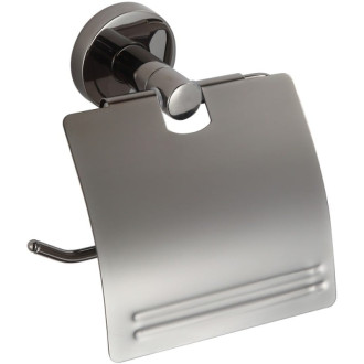 Držák toaletního papíru Mexen Remo, černý chrom - 7050733-73