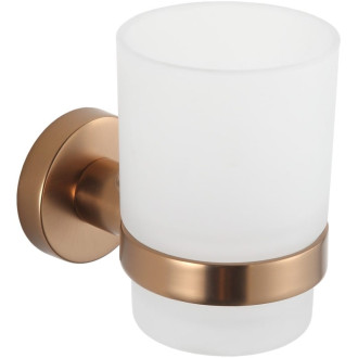 Mexen Remo kelímek na zubní kartáček, kartáčovaná měď - 7050738-65