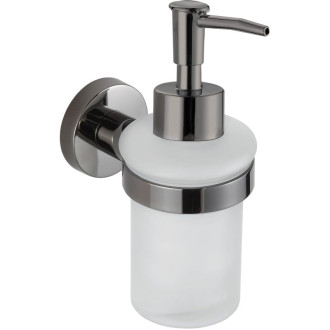 Dávkovač mýdla Mexen Remo, černý chrom - 70507388-73