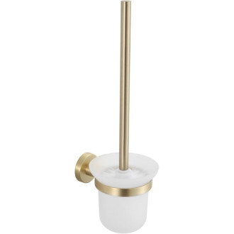 Toaletní kartáč Mexen Remo, kartáčovaný zlatý - 7050750-55