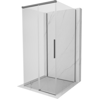 Mexen Rox-3S třístěnný posuvný sprchový kout 100 x 100 cm, průhledný, stříbrná metalíza - 8C2-100-100-95-00-3S