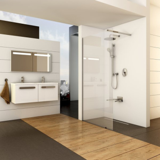Ravak Walk In Wall-110 v.200 black+Transparent GW9WD0300Z1