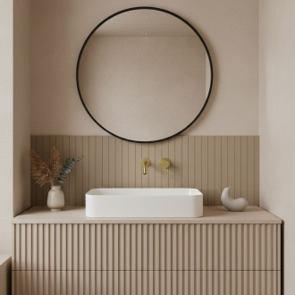 Podomítková vanová baterie Rea Clif Brush Gold