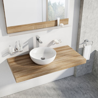 Ravak umyvadlo Uni 400 B Slim keramické white XJX01140003