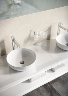 Ravak umyvadlo Uni 400 B Slim keramické white XJX01140003