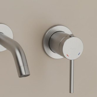 Podomítková vanová baterie Rea Clif Brush Nickle