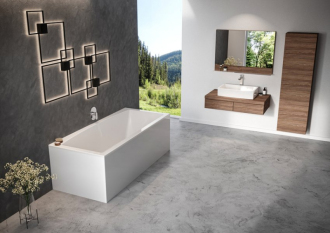 Ravak Panel boční 80 L bílá X000001062