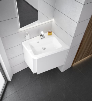 Ravak umyvadlo 10° 550 L white s otvory XJIL1155000