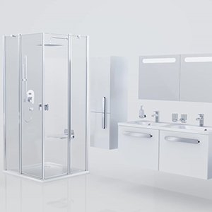 Ravak 982.00 Hlavová sprcha Chrome čtvercová, 300 mm X07P016