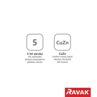 Ravak SN 032.00/100 Sprchová nástěnná 100 mm X070005