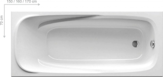 Ravak Vana VANDA II 170x70 snowwhite CP21000000