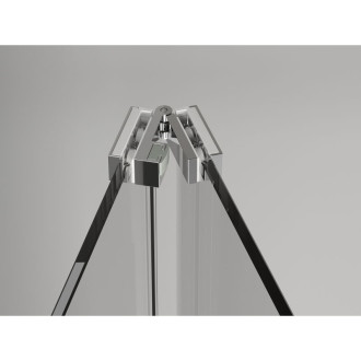 Mexen Exo drzwi prysznicowe składane 110 cm, transparent, chrom - 816-110-000-01-00