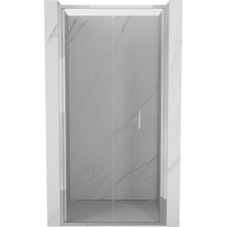 Sprchové skládací dveře Mexen Exo 120 cm, průhledné, chrom - 816-120-000-01-00