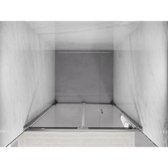 Mexen Exo drzwi prysznicowe składane 120 cm, transparent, chrom - 816-120-000-01-00