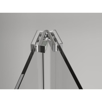 Mexen Exo drzwi prysznicowe składane 120 cm, transparent, chrom - 816-120-000-01-00