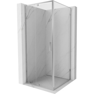 Sprchový kout Mexen Exo s výklopným mechanismem 120 x 120 cm, průhledný, chrom - 819-120-120-01-00