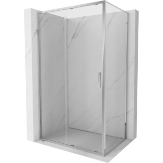 Mexen Exo posuvný sprchový kout 170 x 85 cm, průhledný, chrom - 8151-170-085-01-00