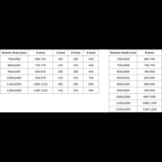 Mexen Exo kabina prysznicowa uchylna 110 x 85 cm, transparent, chrom - 8182-110-085-01-00