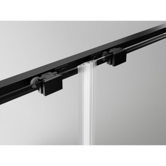 Posuvný sprchový kout Mexen Exo 100 x 110 cm, průhledný, černý - 8151-100-110-70-00