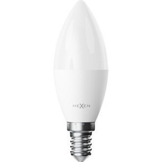 LED žárovka Mexen Nova E14, C37, 9W, teplá - 3000K, 945 lm - L102-E14-0930-01