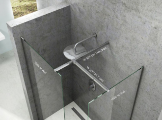 Ravak Walk In Wall-60 v.200 black+Transparent GW9W00300Z1
