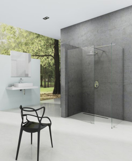 Ravak Walk In Wall-100 v.200 black+Transparent GW9WA0300Z1