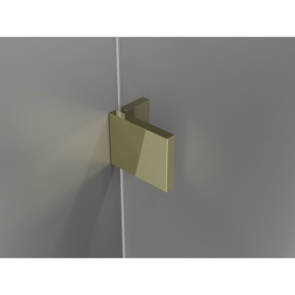 Sprchové dveře Mexen Lunar L Duo s otočnými dveřmi 160 cm, průhledné, zlaté - 834DL-160-000-50-00