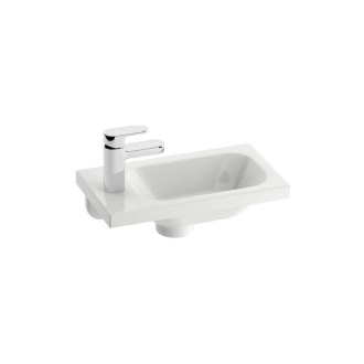 Ravak umývátko Chrome L white s otvory XJGL1100000