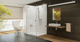 Ravak Vanička GIGANT PRO 100x80 CHROME white XA04A401010