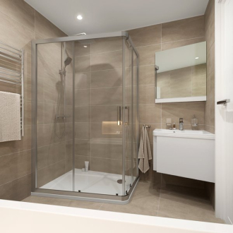 Ravak Vanička ASYMETRIC PRO 120x90 L 10° white XA25G70101L