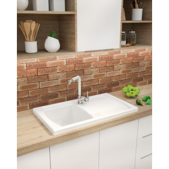 DEANTE LUSITANO ZCL_651N Jednodřez s vaničkou 1000x500x220, keramika