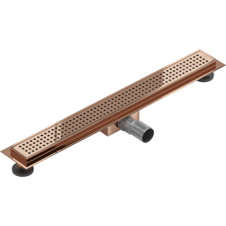 Mexen Flat M08 odpływ liniowy 60 cm, różowe złoto - 1625060-15