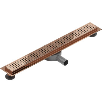 Mexen Flat 360° M08 odpływ liniowy obrotowy 70 cm, różowe złoto - 1625070-40