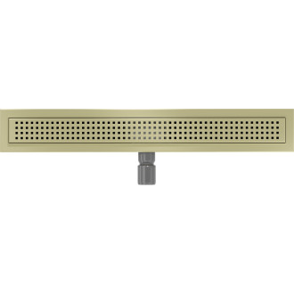 Mexen Flat M08 odpływ liniowy 60 cm, złoty szczotkowany - 1A25060-15