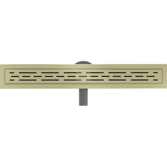 Mexen Flat 360° M01 odpływ liniowy obrotowy 50 cm, złoty szczotkowany - 1A20050-40