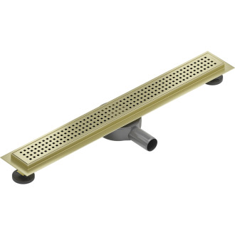 Mexen Flat 360° M08 odpływ liniowy obrotowy 70 cm, złoty szczotkowany - 1A25070-40